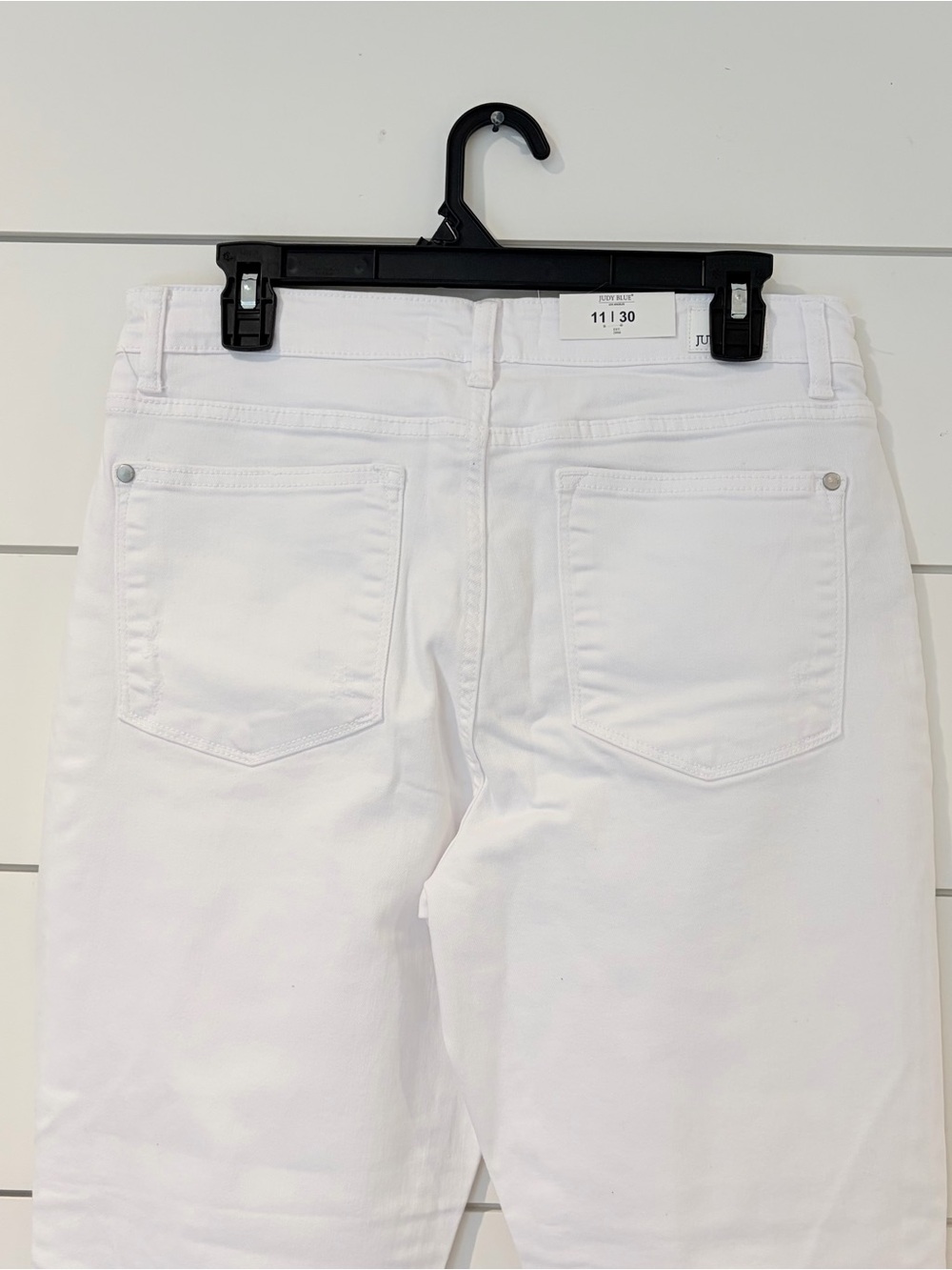 Judy Blue White Distressed Boyfriend Jeans Coastal Cowgirl Y2K 11/30 - Picture 7 of 16
